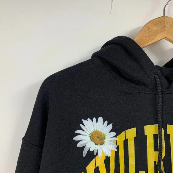 Civil Regime Men's Daisy Spellout Logo Pullover Long Sleeve Hoodie Size L - Picture 3 of 10